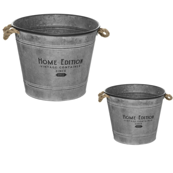 Tous les pots en zinc