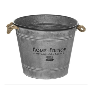 Pot en zinc "Champêtre" T2 - D 48 cm