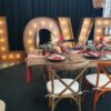 Location Grand Love lumineux- Effet rouillé H1m50