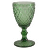 Location verre sur pied DIAMOND - Vert bouteille