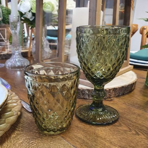 Location Gobelet DIAMOND - Vert bouteille