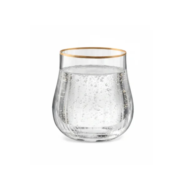 Verre à eau LYSE -liseret Or 35cl