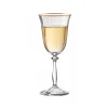 Verre à eau LYSE -liseret Or 35cl