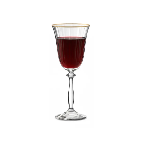 Verre à eau LYSE -liseret Or 35cl