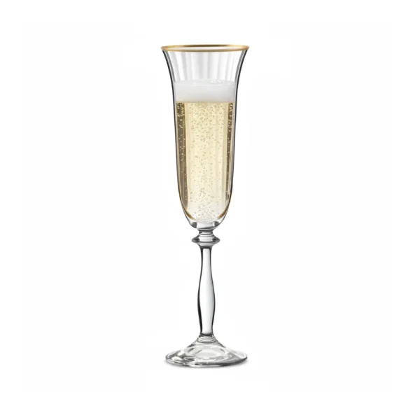 Verre à eau LYSE -liseret Or 35cl