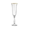 Verre à eau LYSE -liseret Or 35cl