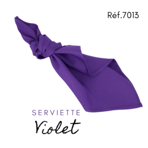 Serviette en tissus - Violet