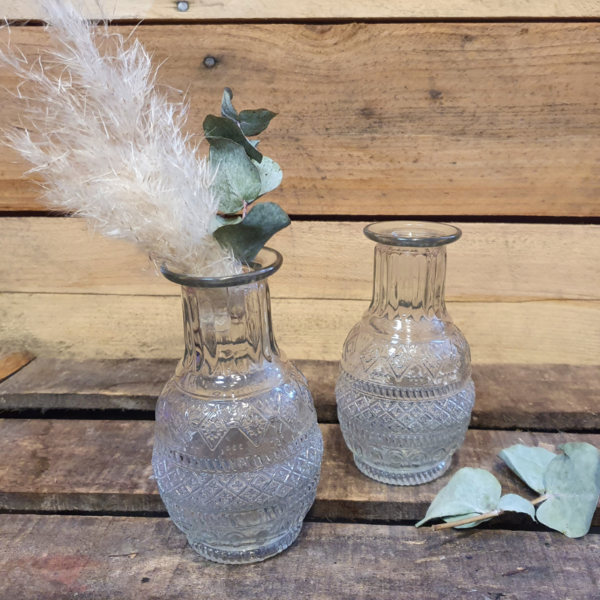 Fiole - Mini vase Bohème- Transparent