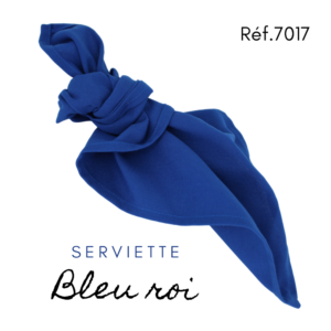 Serviette en tissus- Bleu roi