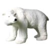 Location ours blanc en peluche géant H 92 cm