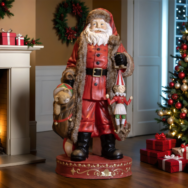 Père Noël "SANTA KLAUS" H166cm