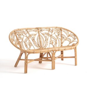 Location banquette en rotin Arabesque