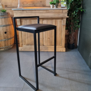 Tabouret de bar (haut) PIKO -Noir