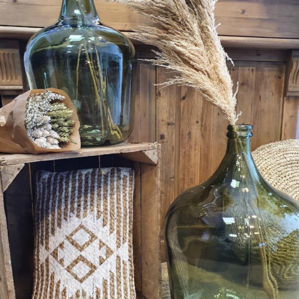 Location Dame Jeanne vert olive 12l