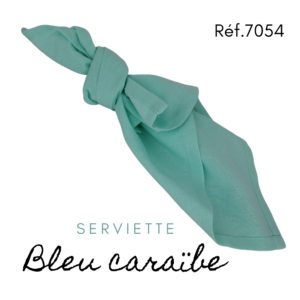 Serviette en tissus- Bleu Caraïbes