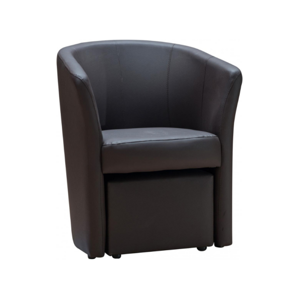 Location Fauteuil Cabriolet cuir marron