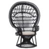 32131 Location Fauteuil Emmanuelle en rotin noir