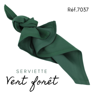 Serviette en tissus- Vert forêt
