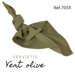 Serviette en tissus- Vert Olive