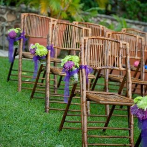 Chaise pliante en bambou- BALI