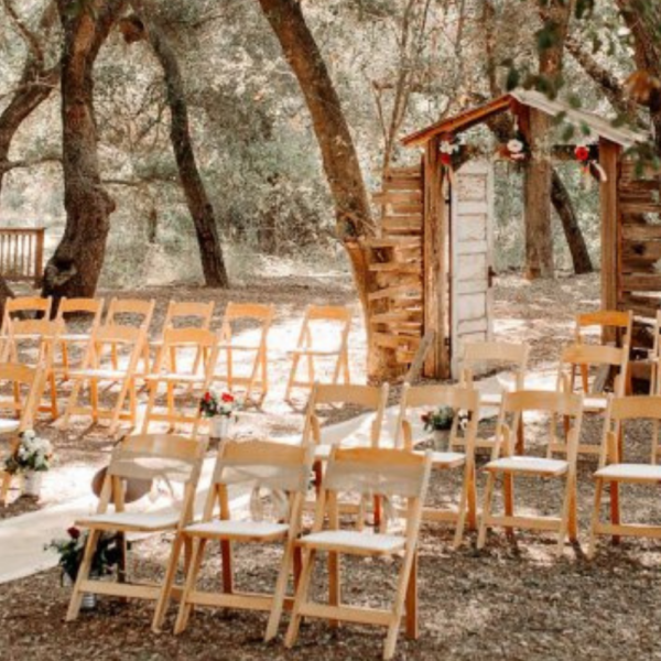 Chaise Wedding en bois