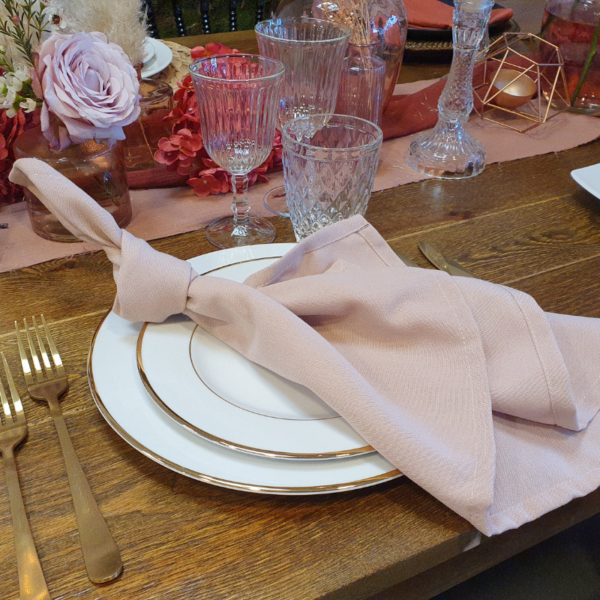 Serviette en tissus - Bleu canard
