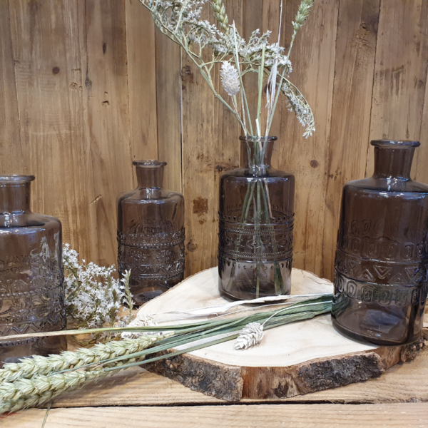 Location Fiole / Mini vase Ethnic marron