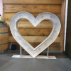 Location Grand symbole "Coeur" lumineux - H 1 m - multicolore RGB