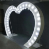 Arche en forme de coeur- lumineux -H2m40- Multicolore RGB