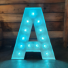 Location Grandes Lettres lumineuses de A à Z - hauteur 1 m - multicolore RGB