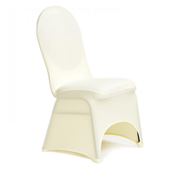 Location housse de chaise Lycra - Ivoire