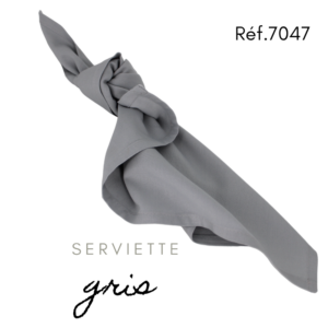 Serviette en tissu - Gris