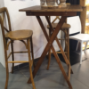 Table mange-debout bistrot en bois Héritage