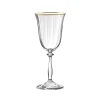 Verre à eau LYSE -liseret Or 35cl