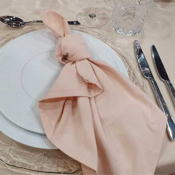 Serviette en tissus - Bleu canard