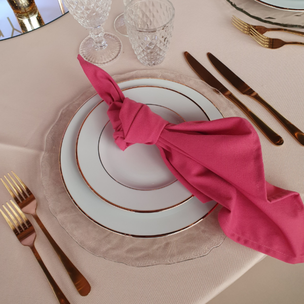 Serviette en tissus- Moutarde