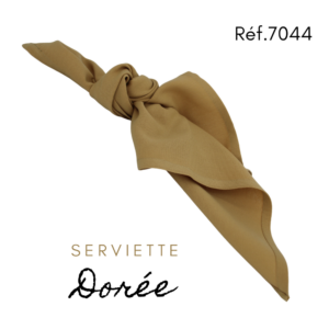 Serviette en tissus - Dorée
