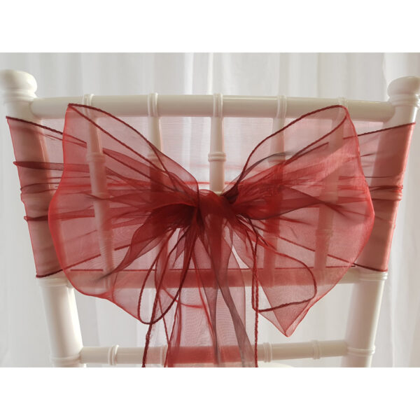 Location nœud de chaise Organza - Bordeaux
