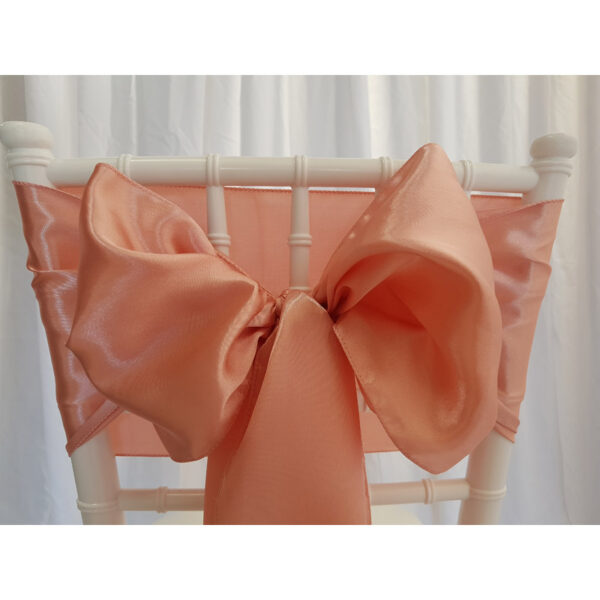 Location nœud de chaise Satin - Vieux rose