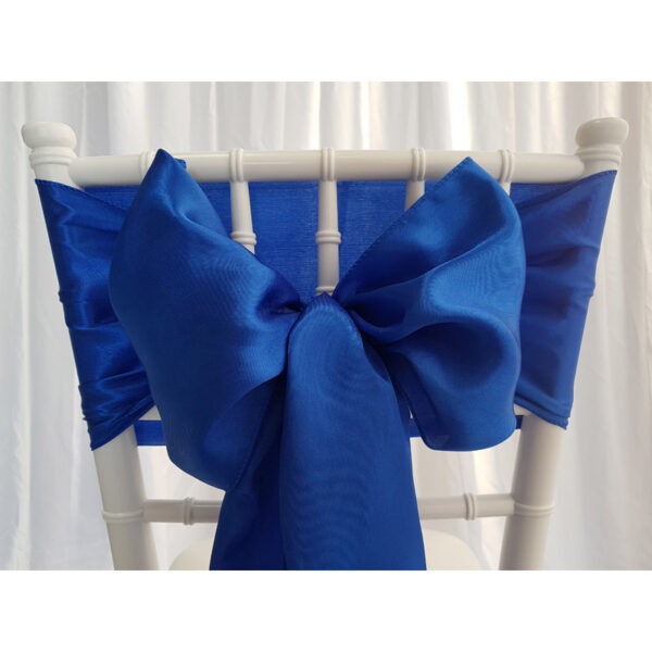 Location nœud de chaise Satin - Bleu roi