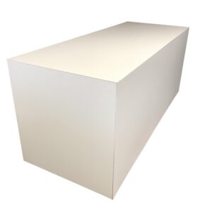 Location buffet plexi blanc