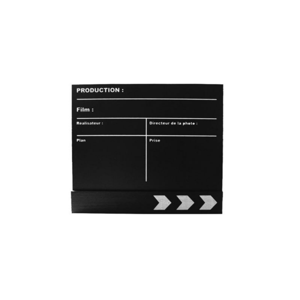 Location clap de fin de film noir (petit modèle)