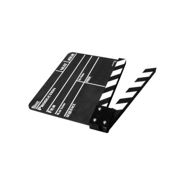 Location clap de fin de film noir (grand modèle)