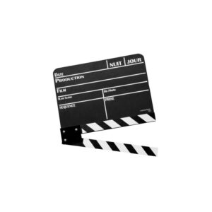 Location clap de fin de film noir (grand modèle)