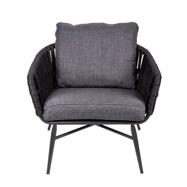 Salon lounge CHILLY Beige :  1 canapé 2 places + 2 fauteuils + 1 table basse