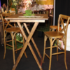 Table mange-debout bistrot en bois Héritage