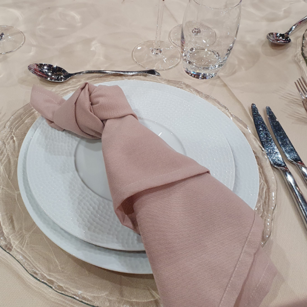 Serviette en tissus - Bleu canard