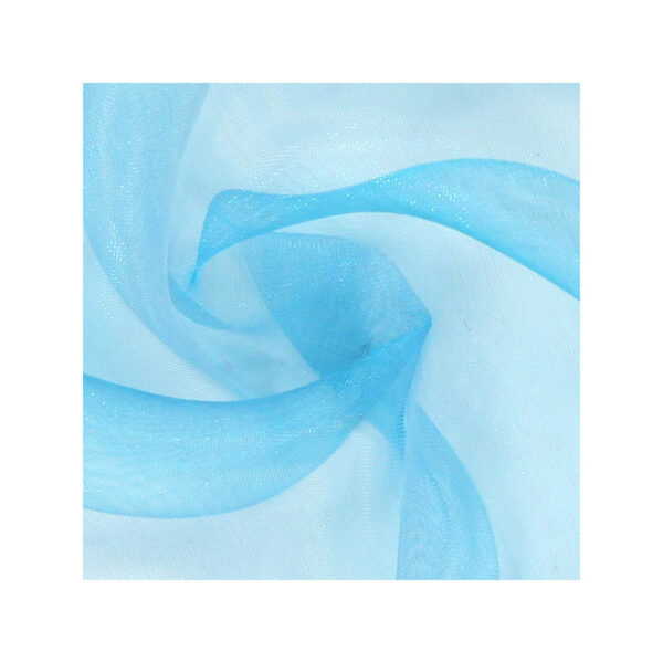 6013-2 Location chemin de table Organza - Turquoise