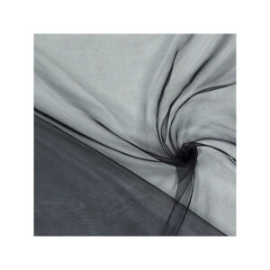 Location chemin de table Organza - Noir