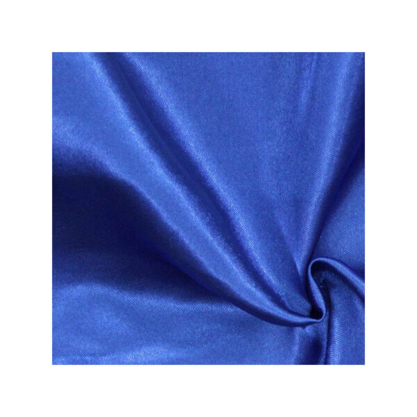 Location chemin de table Satin - Bleu roi
